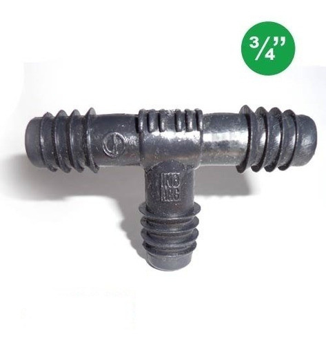 Accesorios Riego Conexiones Polietileno Te Espiga Triple ¾ 1