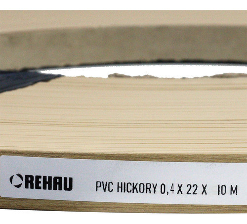 Canto Rehau Pvc Hickory Natural 0,45 Mm X 22 Mm X 10m Egger 1