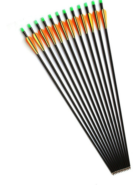 Flecha Punta Intercambiable Fibra De Vidrio Caza Arqueria 0