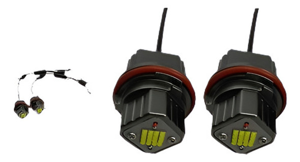 2 Bulbos De X Nuevo 80w 6500k Blanco Led Bmw Angel Ojos Anil 0