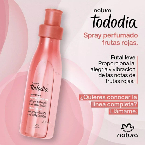 Natura Tododia Frutos Rojos Kit: Body Splash + Jabon En Gel 1