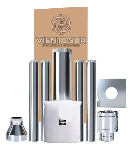 Kit Para Estufa 13cm 5 Pulgadas Para Pared Vientosur 0