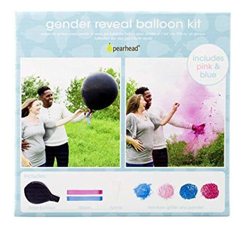 Kit De Globos De Revelación De Género De Cabeza De Pera Con 0