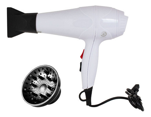 Secador  Hair Dryer 5000w C/difusor  2 Niveles 0