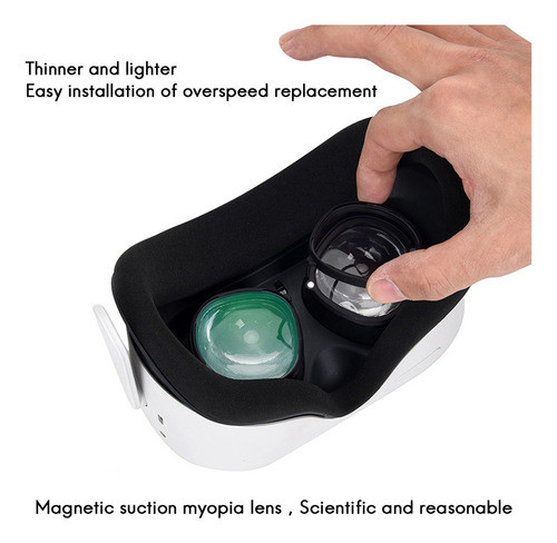 Para Lentes Magnéticas Anti-luz Azul Do Oculus Quest 2 1