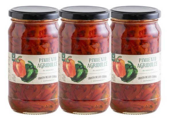 Pack X3 Pimiento Agridulce Cristo De Los Cerros 310g 0