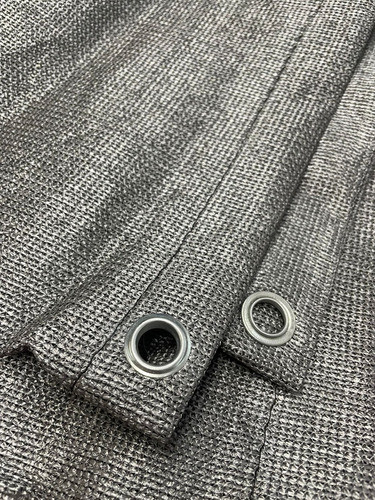 Media Sombra 98 % Premium Gris   4 X 4 M Con Ojales 0