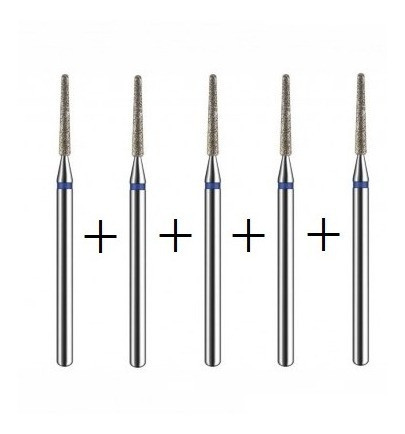 5 Brocas 718 Diamantadas Para Unhas/alongamento/manicure 0