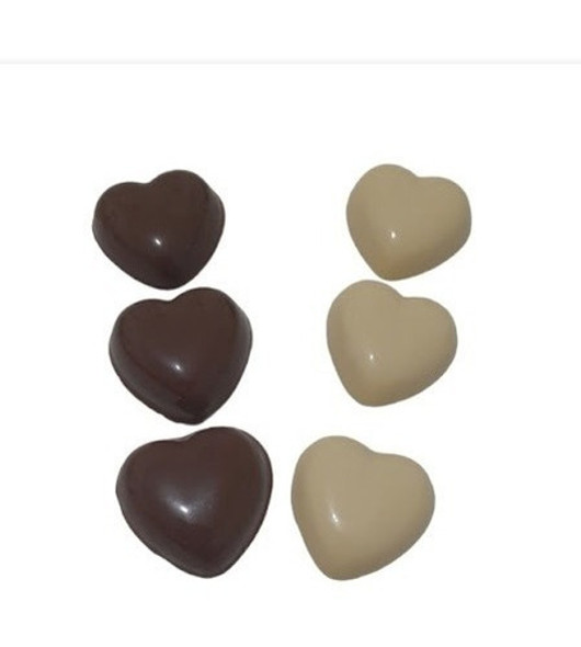 Corazones Macizos De Chocolate! Souvenir! 0