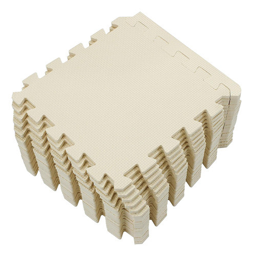 Alfombra De Juego Para Bebés De 18 Piezas De Espuma Eva Beig 0