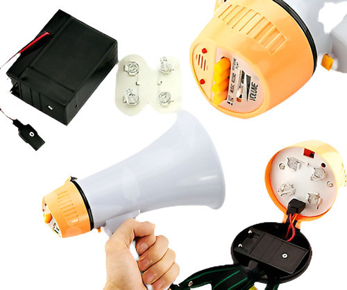 Megáfono De Mano Portátil Bull Horn Altavoz Volumen M Usic/r 0