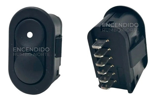 Tecla Levanta Cristal Simple Chevrolet Corsa 6 Terminales 1