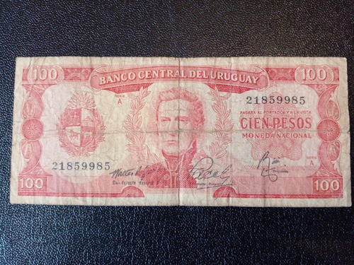 Billete 100 Pesos Uruguay Año 1939 0