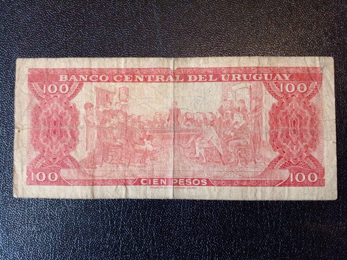 Billete 100 Pesos Uruguay Año 1939 1