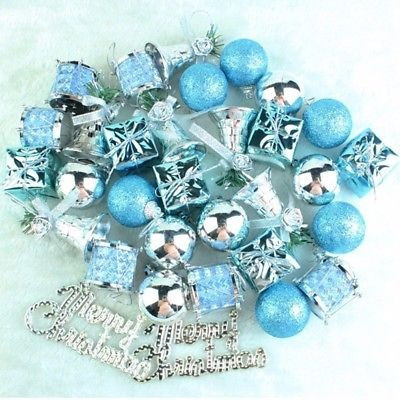 32pcs Navidad Brillo Bolas Adornos Navidad Árbol Colgante Ad 1
