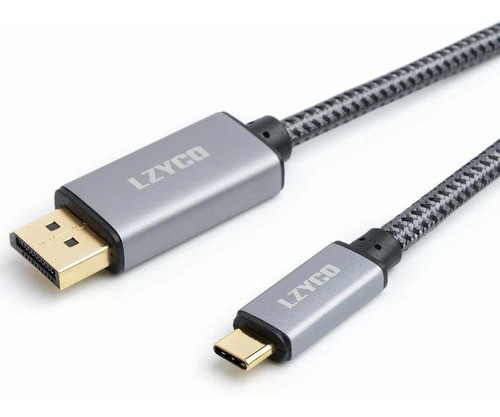 Cable Usb C A Displayport De 3 Metros 4k A 60 Hz De Alumino 1