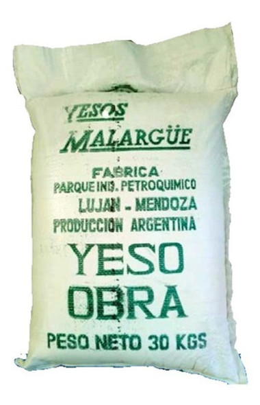 Yeso Tradicional X 30 Kg Malargüe 0