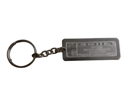 Llavero Metal C/ Publicidad Del Antiguo Diario El Dia 0