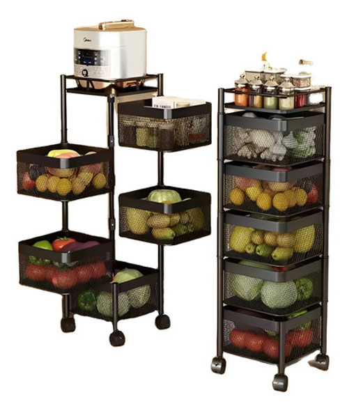 Rack Organizador Para Almacenamiento De Cocina 5 Estantes 0 Rack Organizador Para Almacenamiento De Cocina 5 Estantes 0