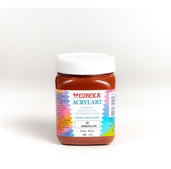 Acrilicos Eureka 250 Cc Acrylart Emberglow 0