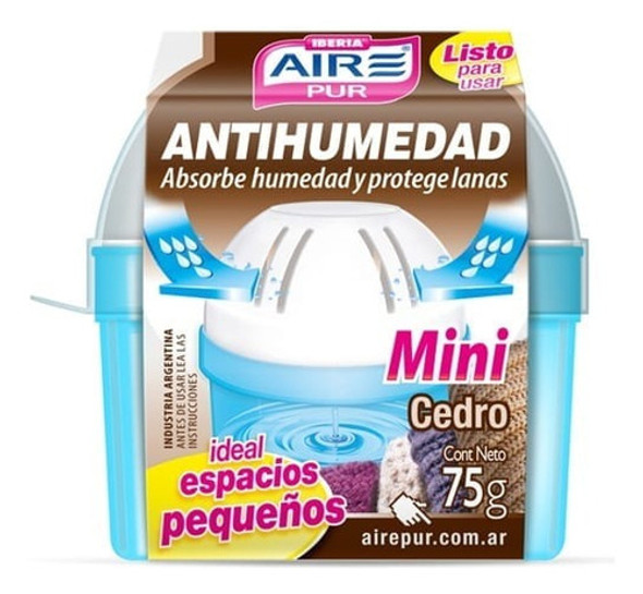 Aire Pur Mini Antihumedad Protege Lanas Cedro- Pack 3un 1