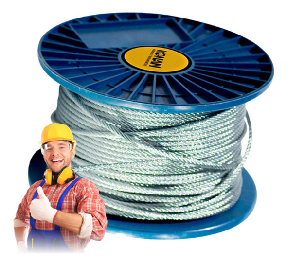 Cable Acero Ø 3 Mm 6x19 X 100 Mts Konan 0