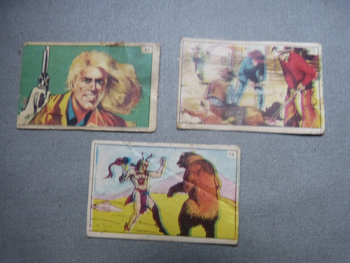 3 Figuritas Lejano Oeste - Precio X Lote 0
