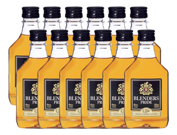 Whisky Blenders Pride Blend Añejado Petaca 200ml X12 - Gobar 0