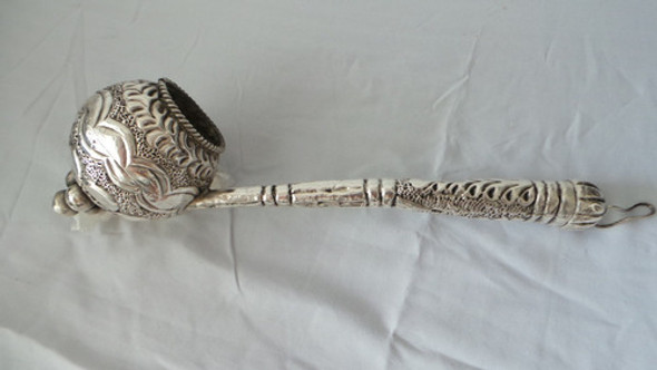 Grande Cuia P/ Balangandã Penca Baiana Banhada A Prata Rara! 0