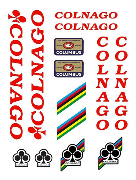 Calcomania Adhesivas Colnago 1