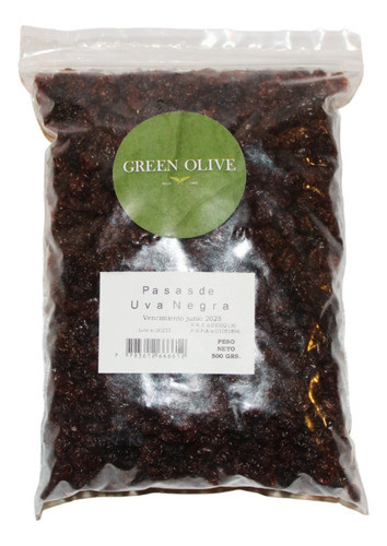 Pasas De Uva Sin Semilla Flame O Suite Green Olive X 500g 0