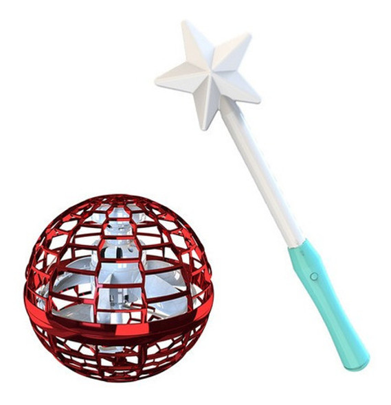 Varinha Mágica De Bola Voadora Boomerang Spinner Rgb; 1