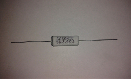Resistencia Alambre Cementada 3,9 Ohm 5% 5w -x 4 Unidades 1