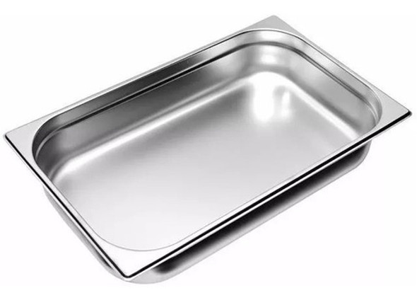 Kit C/12 Cubas Gn Gastronômicas Rechaud Buffet Inox 1/1x100 0