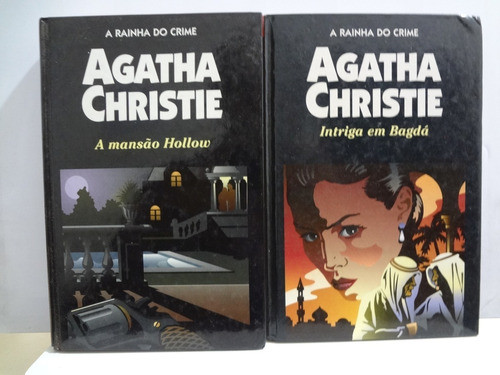 2 Livros Agatha Christie Intriga Em  Bagda + Mansão Hollow 1