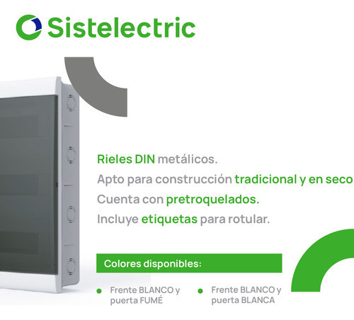 Gabinete Tablero Termica P/ Embutir Genrod 72 Modulos 1