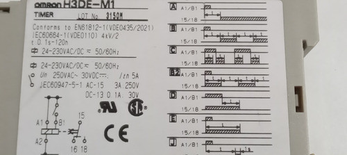Temporizador Omron H3de-m1 1