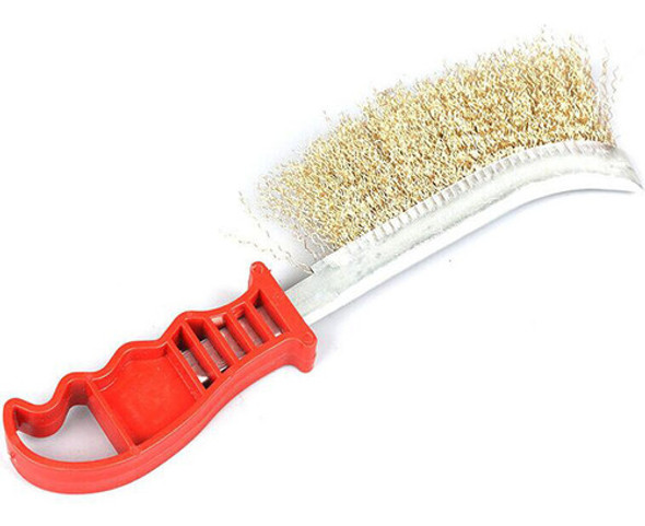 Cepillo Alambre Acero Bronceado Curvo P/ Limpieza - Subte A 0