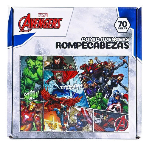 Rompecabezas Comic Avengers 70 Piezas Barco Sharif Express 0
