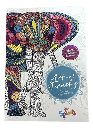 Libro Para Pintar Splash - Art Y Therapy 0