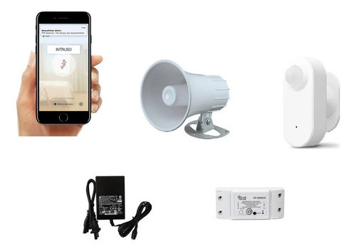 Kit Alarma Domiciliaria Inalambrica Sensor Movimiento Wi Fi 0