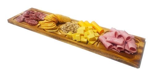 Tabla Para Picadas Madera 5 Cavidades Pack ×6 1