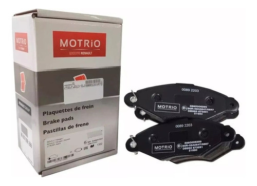 Pastillas De Freno Renault  Kangoo Originales 0
