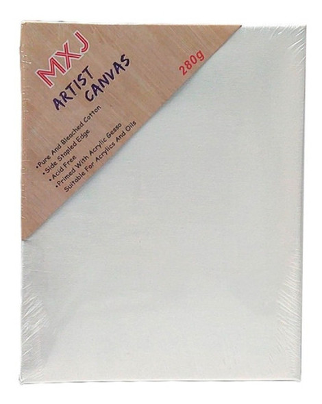 Bastidor Entelado Liso De 20cm X 25cm Mxj Apto Acrilico Oleo 0