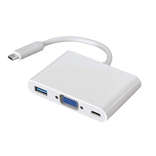 Micro Connectors Usb C To Vga Multiport Adapter White (us 0
