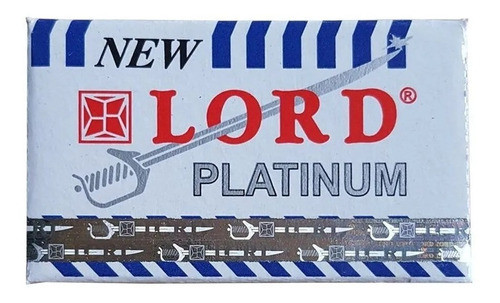 Kit Com 10 Cartela De Lamina Lord+ 1 Navalhete Profissional 0