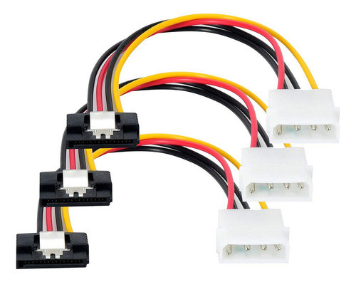 Adaptador Sata A Molex 3 Unidades De 4 Pines Molex A Sata Ca 0