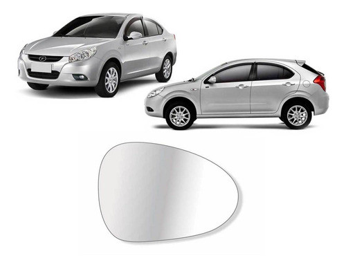 Vidrio De Espejo Jac J3 Derecho 0