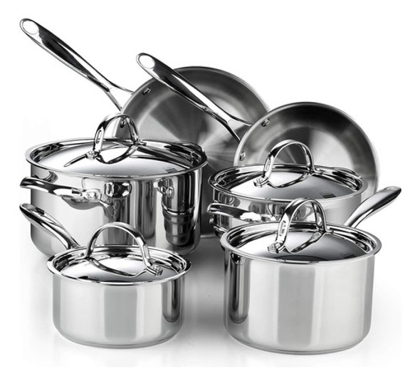 Cocina El Juego De Utensilios De Cocina De Acero Inoxidable 0