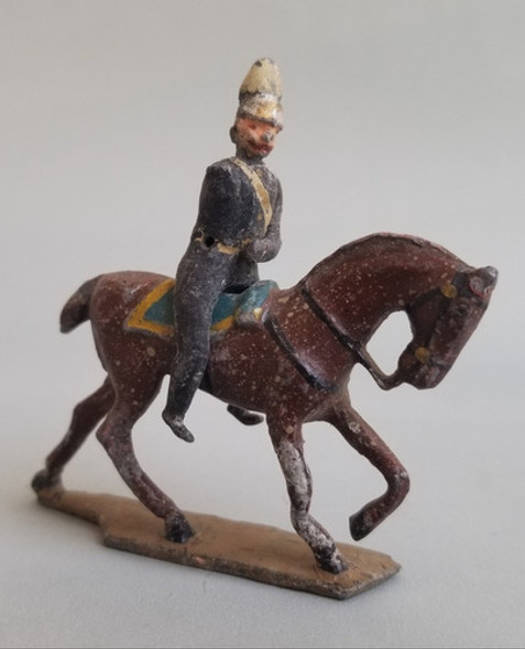 Antiguo Soldadito De Plomo A Caballo. 10840 0